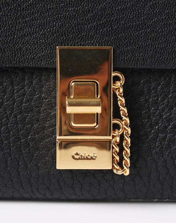 CHLOE クロエスーパーコピー DREWラウンドジップ長財布 BK 6100727